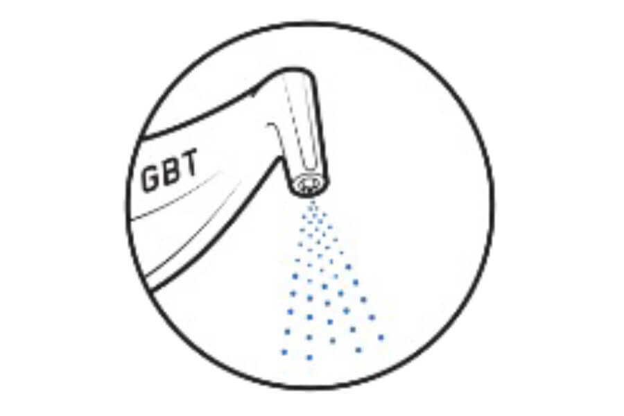 歯肉縁上・縁下のエアフローMAX